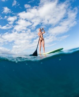 Try stand up paddle boarding in Barbados!