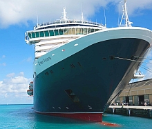 Cruise ship in Barbados port